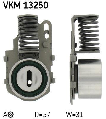 Galet tendeur de courroie de distribution (Galet tendeur de courroie crantée) SKF ref. VKM 13250